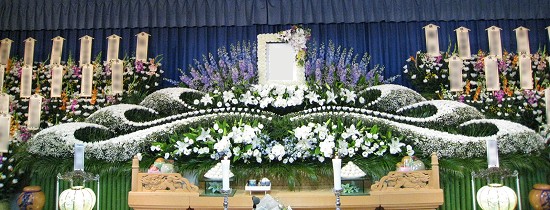 ふらわーぽっとTsukuiの生花祭壇１